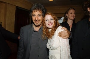 Al Pacino and Jessica Chastain